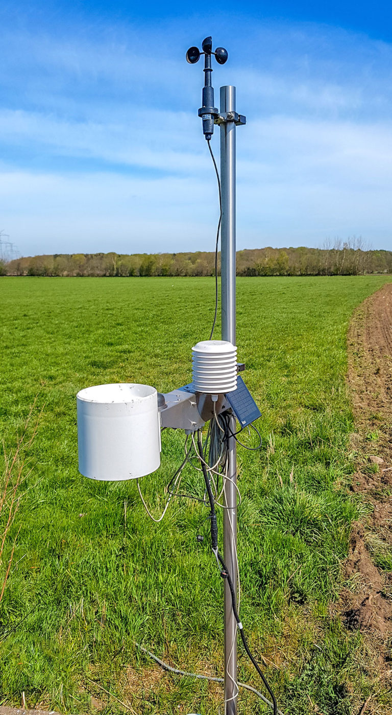 Aussaatzeitpunkt von Mais per Wetterstation bestimmen