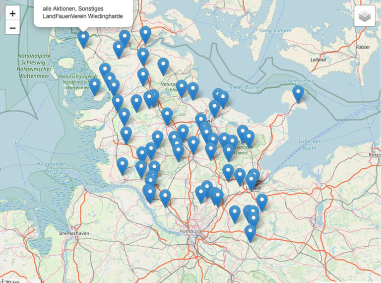 Aktionslandkarte freigeschaltet